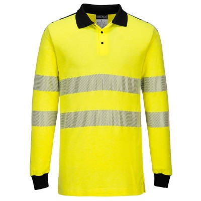 PW3 FR Modaflame Hi-Vis lángálló pólóing Portwest