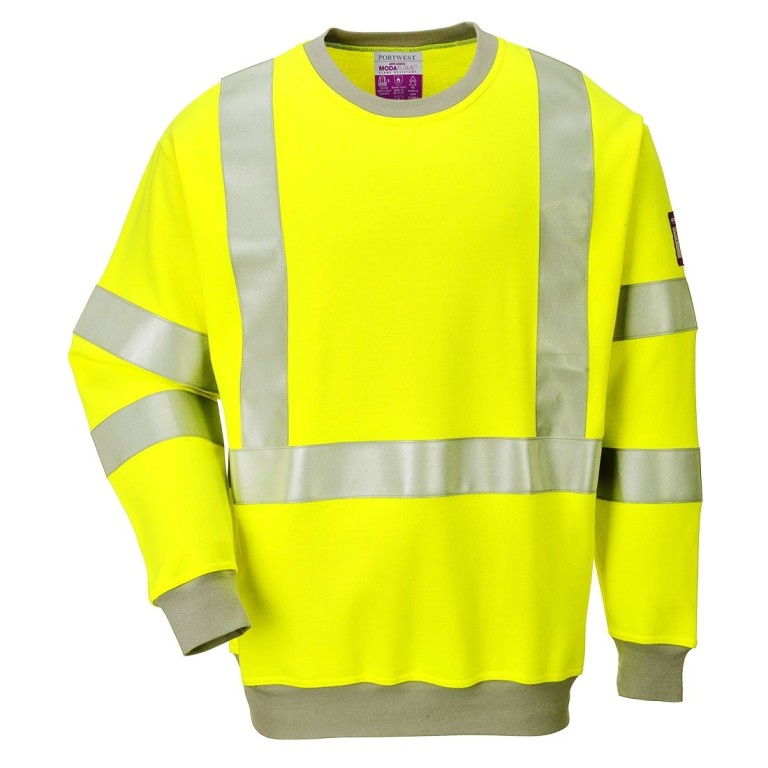 Lángálló antisztatikus Hi-Vis pulóver Portwest