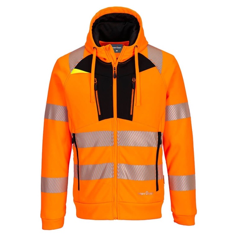  DX4 Hi-Vis kapucnis pulóver Portwest