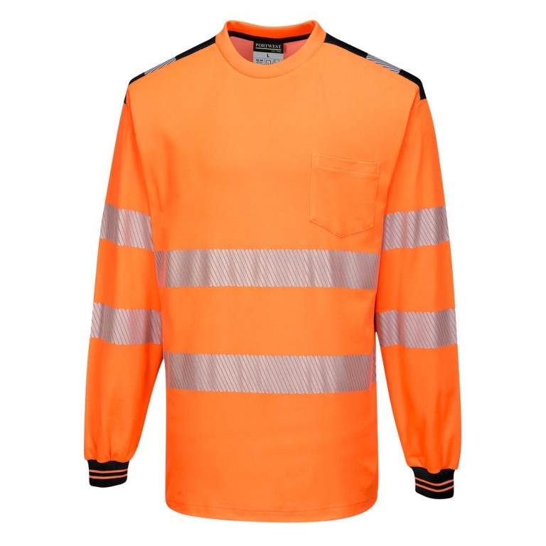 PW3 Hi-Vis hosszú ujjú póló Portwest