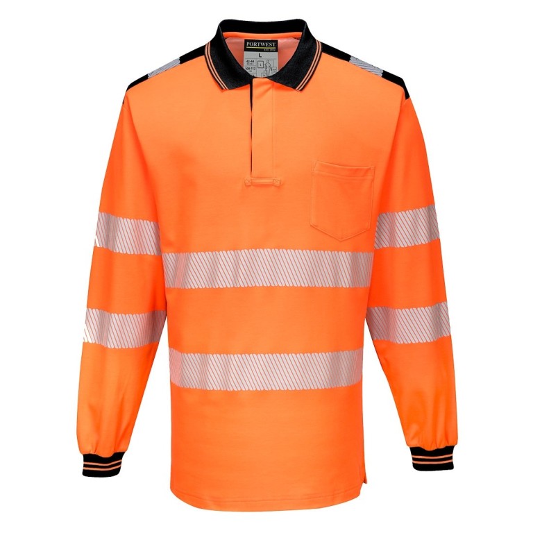  PW3 Hi-Vis hosszú ujjú pólóing Portwest
