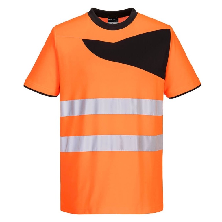 PW2 Hi-Vis póló S/S Portwest