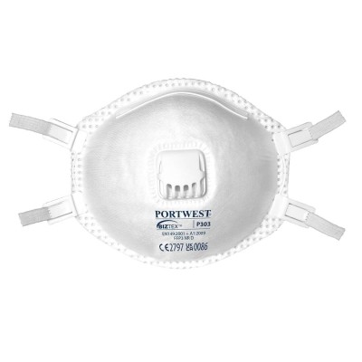 FFP3 szelepes Dolomit légzésvédő maszk 